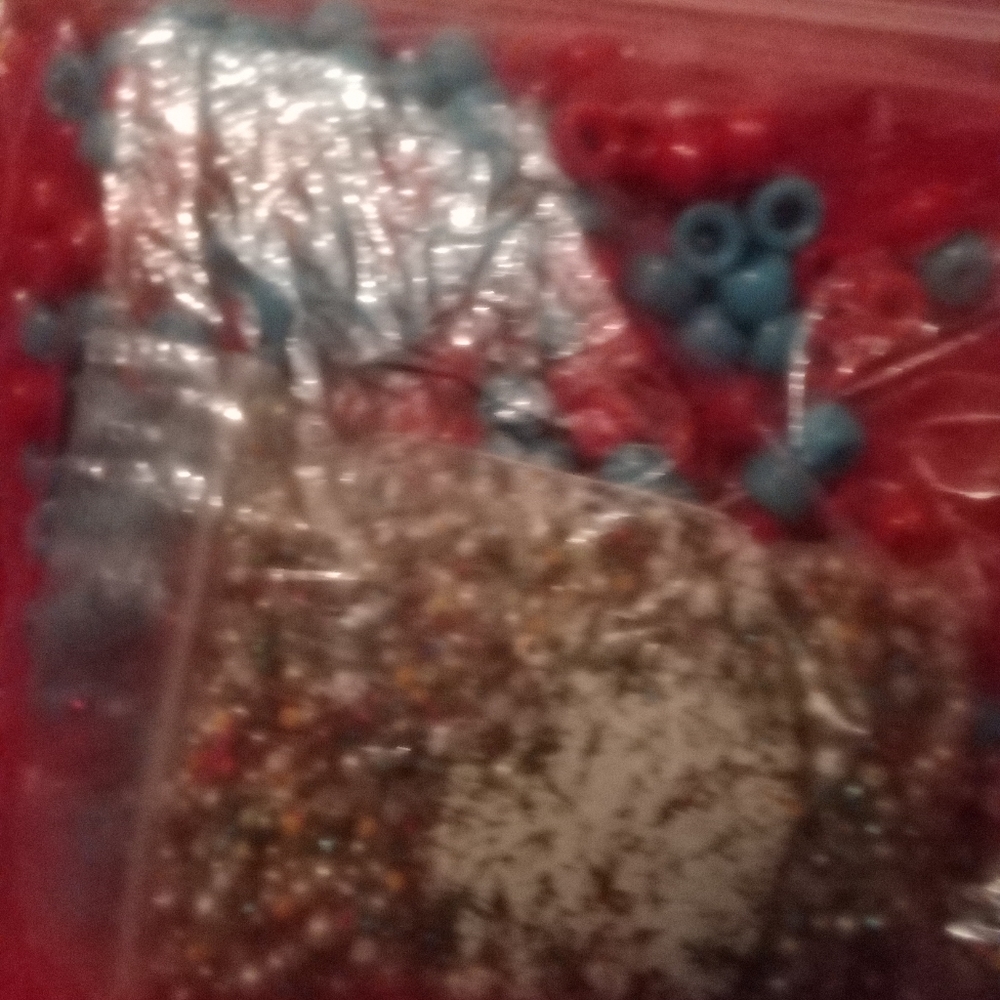 Beads lot new in bags